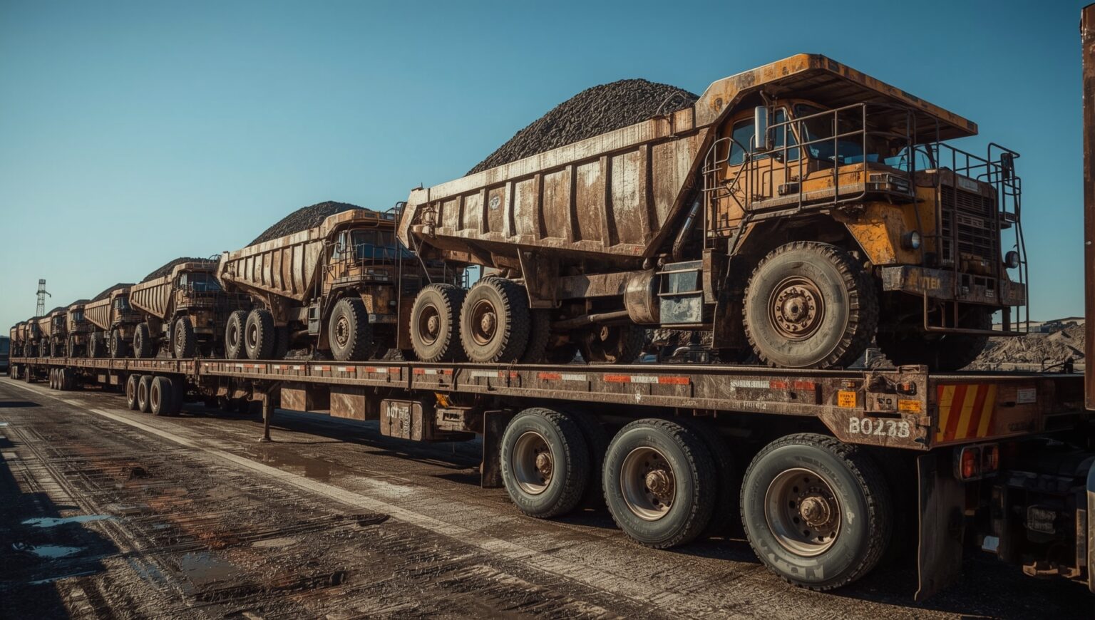 Construction and aggregate trucks - American Heavy Haul & Logistics