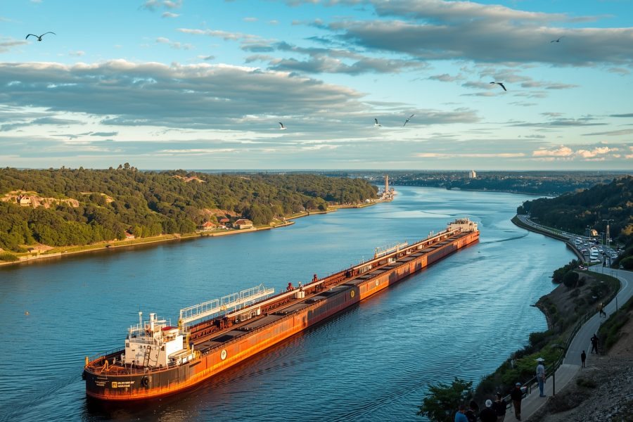 Lucid_Origin_Pipeline_barges_transport_oil_and_gas_across_the__1